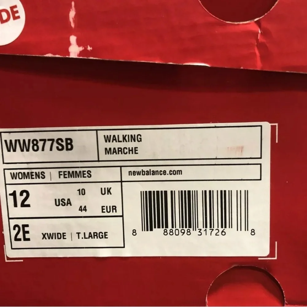 New Balance Women's 877v1 Walking Shoes, Size 12 EE